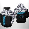 Carolina Panthers NFL Camo Veteran 3DHoodie, NFL Hoodie