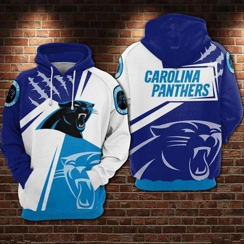 Carolina Panthers White Blue Light Blue Carolina Panthers – Hoodie 3D, NFL Hoodie Carolina Panthers White Blue Light Blue Carolina Panthers – Hoodie 3D, NFL Hoodie