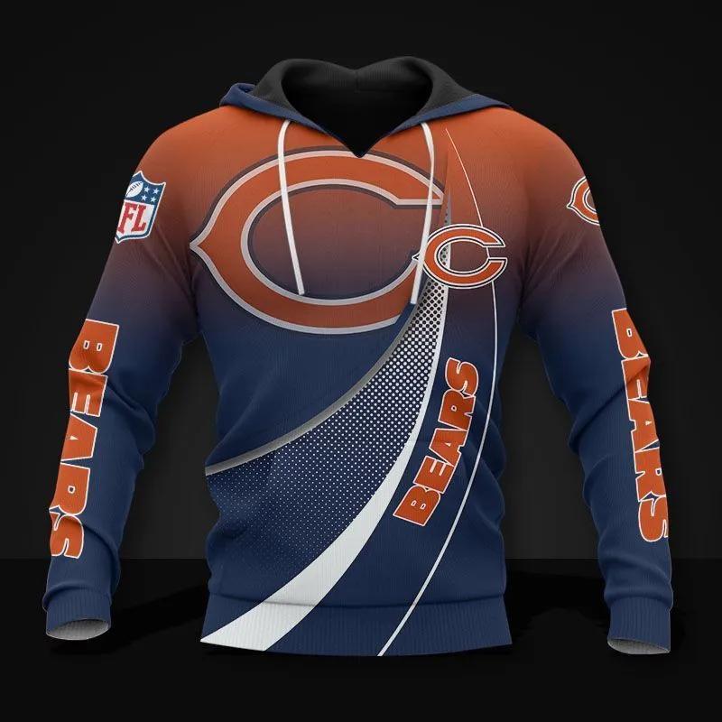 Chicago Bears All Over Print Hoodie, NFL Hoodie Chicago Bears All Over Print Hoodie, NFL Hoodie