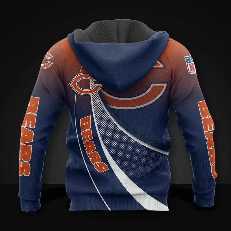 Chicago Bears All Over Print Hoodie, NFL Hoodie Chicago Bears All Over Print Hoodie, NFL Hoodie