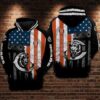 Chicago Bears American Flag 3D Hoodie, NFL Hoodie