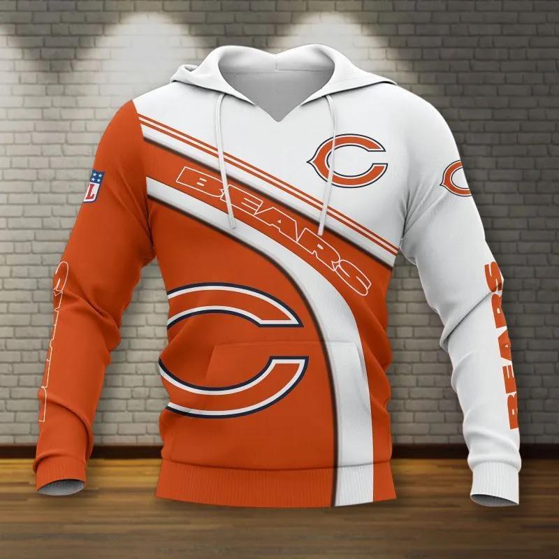 Chicago Bears Big Logo All Over Print Hoodie 1, NFL Hoodie Chicago Bears Big Logo All Over Print Hoodie 1, NFL Hoodie