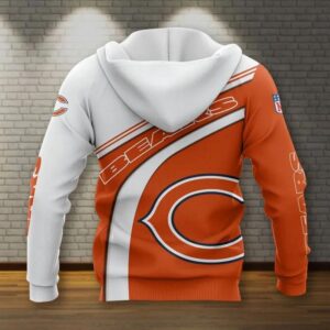 Chicago Bears Big Logo All Over Print Hoodie 1, NFL Hoodie
