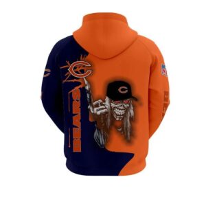 Chicago Bears Eddie Iron Maiden All Over Print Hoodie, NFL Hoodie