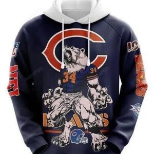 Chicago Bears For Fan 3D Hoodie, NFL Hoodie