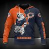 Chicago Bears Mascot All Over Print Hoodie, NFL Hoodie