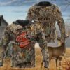 Chicago Bears Realtree Hunting Camo 3D Hoodie, NFL Hoodie