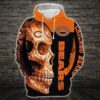 Chicago Bears Skull 3D Hoodie, NFL Hoodie