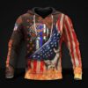 Chicago Bears Skull American Flag All Over Print Hoodie, NFL Hoodie