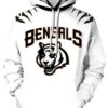 Cincinnati Bengals 3D White Hoodie, NFL Hoodie