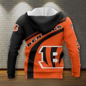 Cincinnati Bengals All Over Print Hoodie, NFL Hoodie