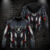 Las Vegas Raiders American Flag 3D Hoodie 2, NFL Hoodie