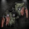 Las Vegas Raiders American Flag Camo 3D Hoodie, NFL Hoodie