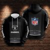 Las Vegas Raiders NFL 3D Hoodie, NFL Hoodie