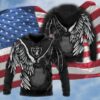 Las Vegas Raiders Wings 3D Hoodie, NFL Hoodie