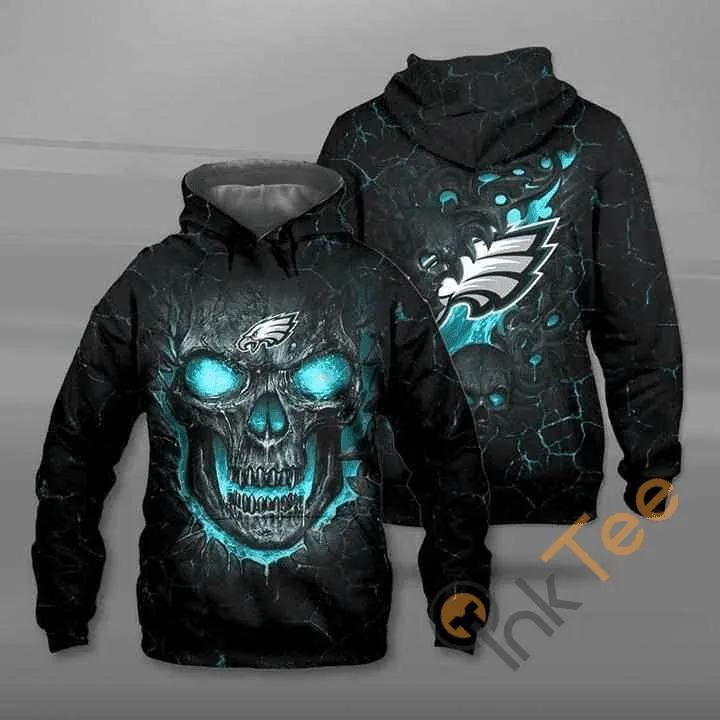 Lava Skull Philadelphia Eagles 3D Hoodie, NFL Hoodie Lava Skull Philadelphia Eagles 3D Hoodie, NFL Hoodie