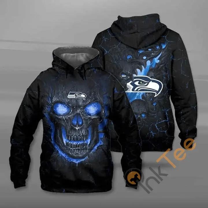 Lava Skull Seattle Seahawks 3D Hoodie, NFL Hoodie Lava Skull Seattle Seahawks 3D Hoodie, NFL Hoodie