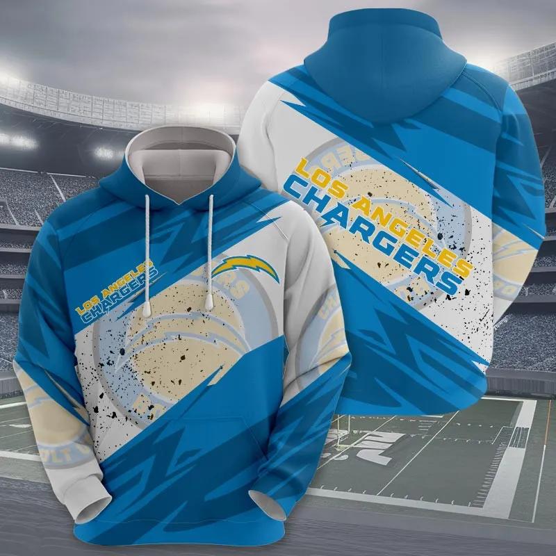 Los Angeles Chargers All Over Print Apparel, NFL Hoodie Los Angeles Chargers All Over Print Apparel, NFL Hoodie