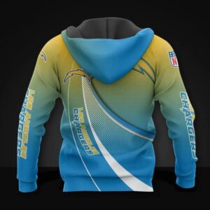 Los Angeles Chargers All Over Print Hoodie, NFL Hoodie