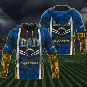Los Angeles Chargers DAD 3D Hoodie, NFL Hoodie