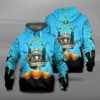 Los Angeles Chargers Jack Skellington Halloween 3D Hoodie, NFL Hoodie