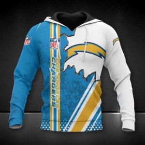 Los Angeles Chargers NFL All Over Print Hoodie, NFL Hoodie