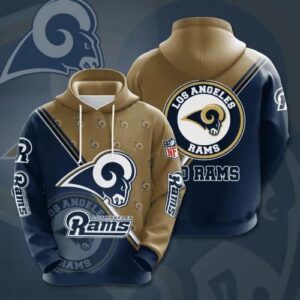 Los Angeles Rams 3D Hoodie 2, NFL Hoodie