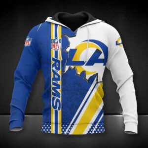 Los Angeles Rams NFL All Over Print Hoodie, NFL Hoodie