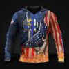 Los Angeles Rams Skull American Flag All Over Print Hoodie 1, NFL Hoodie