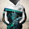 Miami Dolphins Death 3D Hoodie, NFL Hoodie