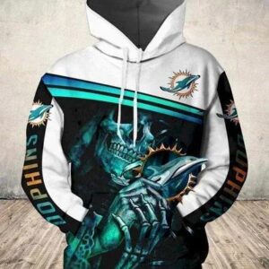 Miami Dolphins Death 3D Hoodie, NFL Hoodie