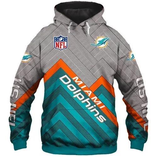 Miami Dolphins Team Sport 3D Hoodie, NFL Hoodie Miami Dolphins Team Sport 3D Hoodie, NFL Hoodie