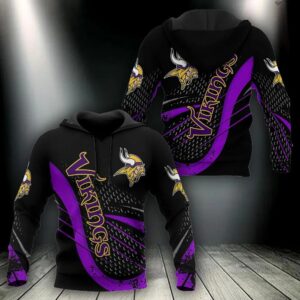 Minnesota Vikings 3D Hoodie, NFL Hoodie