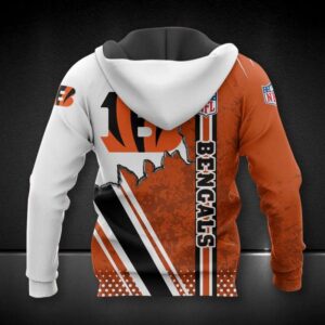 Cincinnati Bengals NFL All Over Print Hoodie, NFL Hoodie