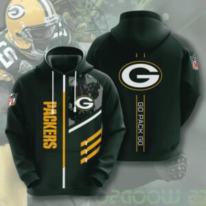 NFL Green Bay Packers 3D Hoodie 3, NFL Hoodie