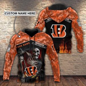 Cincinnati Bengals Personalized Hoodie, NFL Hoodie