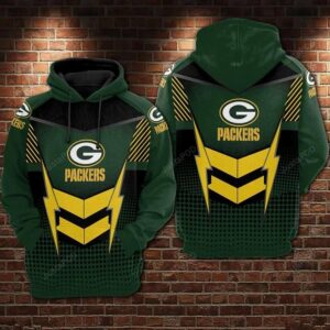 NFL Green Bay Packers 3D Hoodie 8, NFL Hoodie