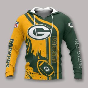 NFL Green Bay Packers All Over Print Hoodie 1, NFL Hoodie