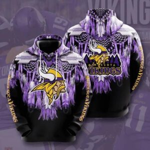 Minnesota Vikings Native Minnesota Vikings Full Printed 3D Hoodie, NFL Hoodie