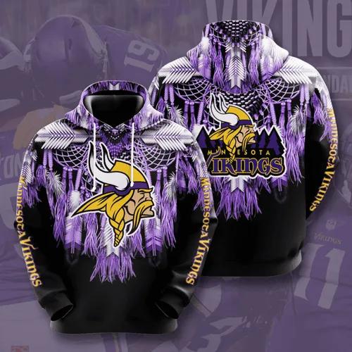 Minnesota Vikings Native Minnesota Vikings Full Printed 3D Hoodie, NFL Hoodie Minnesota Vikings Native Minnesota Vikings Full Printed 3D Hoodie, NFL Hoodie
