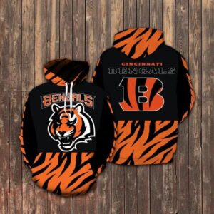 Cincinnati Bengals Tiger – Hoodie 3D, NFL Hoodie