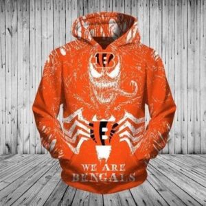 Cincinnati Bengals Venom We Are Bengals Cincinnati Bengals 3D Hoodie, NFL Hoodie