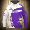 Minnesota Vikings Skol Vikings 3D Hoodie, NFL Hoodie