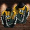 NFL Green Bay Packers Logo 3D Hoodie 6, NFL Hoodie