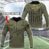 Minnesota Vikings Skol Vikings Us Army Pattern 3D Hoodie, NFL Hoodie