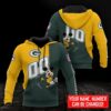 NFL Green Bay Packers Personalized 3D Hoodie, NFL Hoodie