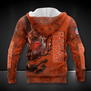 Cleveland Browns All Over Print NFL Hoodie, NFL Hoodie