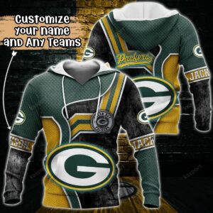 NFL Green Bay Packers Personalized 3D Hoodie 3, NFL Hoodie