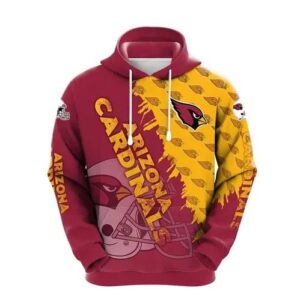 NFL Arizonna Cardinals 3D Hoodie 3, NFL Hoodie