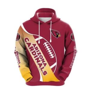 NFL Arizonna Cardinals 3D Hoodie 4, NFL Hoodie
